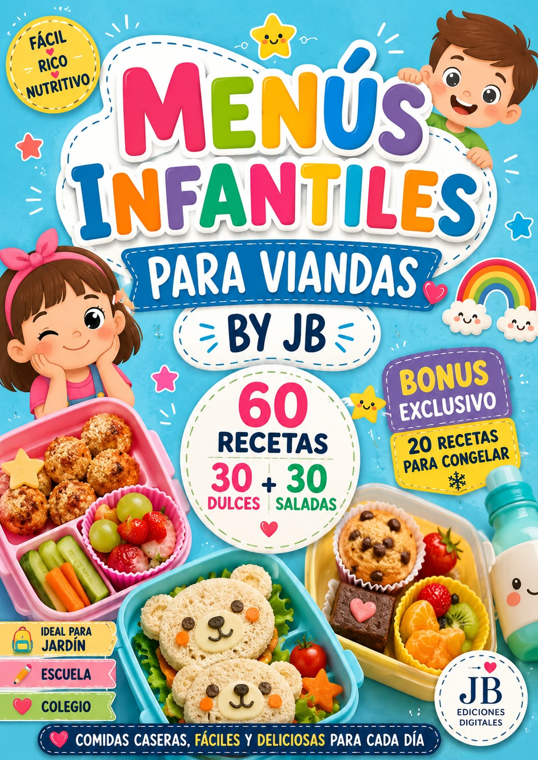 Menús Infantiles para Viandas by JB
